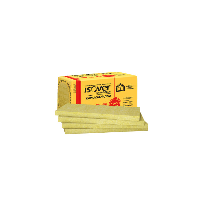 Утеплитель Isover Каркасный дом 100х600х1000 в Парголово